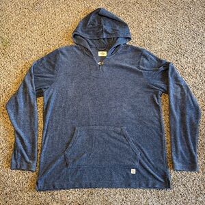 Marine Layer ML x LF Terry Out Navy Blue Baja Hoodie Men’s Medium